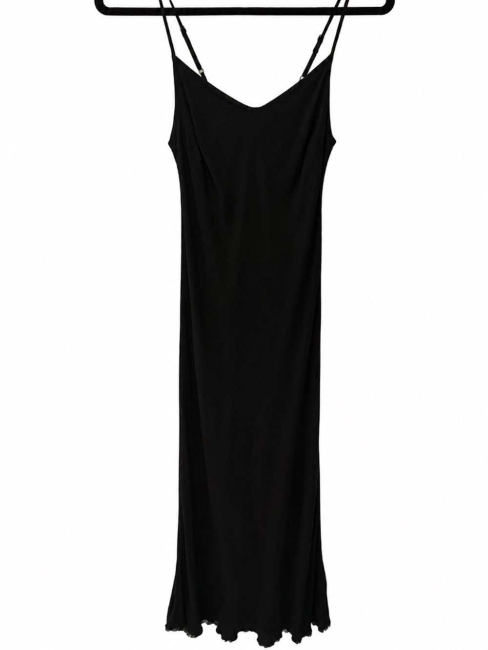 Nation LTD Black Midi Dress | 100% Viscose | Size Small